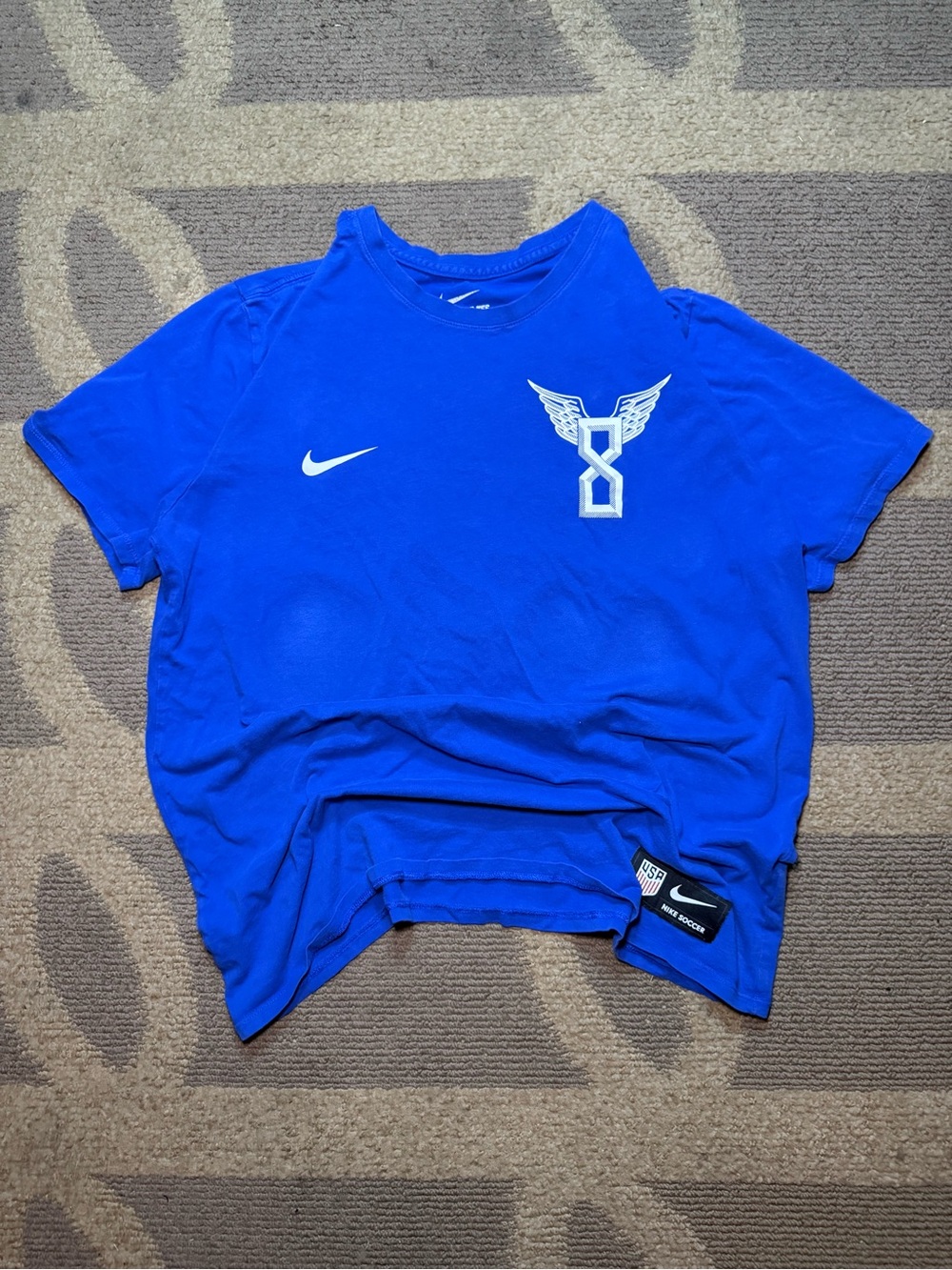 Nike USA Soccer Clint Dempsey #8 Graphic T-Shirt Size L